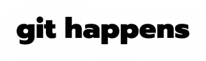 Git Happens sticker