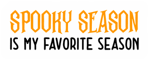 Spooky Season is my Favorite Season sticker