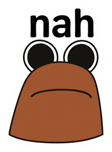 Nah Marcus The Worm sticker