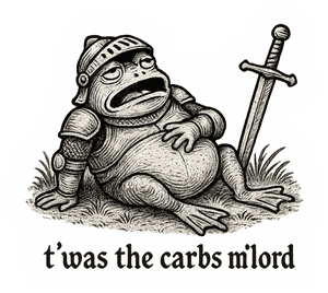 Twas The Carbs Mlord sticker