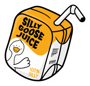 Silly Goose Juice sticker