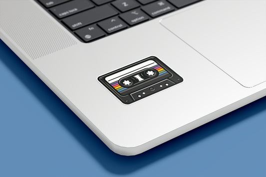Retro Cassette Tape Vinyl Sticker | Sticker Lodge