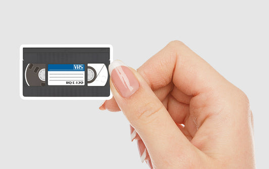 Classic VHS Tape Vinyl Vinyl Sticker | Sticker Lodge