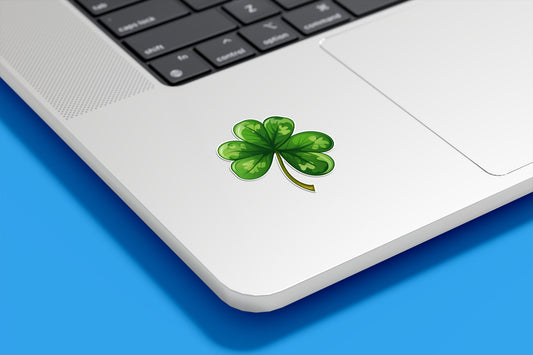 Lucky Shamrock Vinyl Sticker | Sticker Lodge