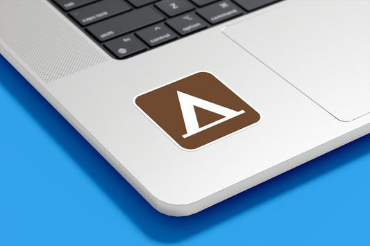 Camping National Park Symbol Vinyl Sticker | Sticker Lodge