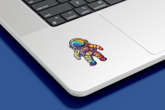 Cosmic Astronaut Vinyl Sticker | Sticker Lodge