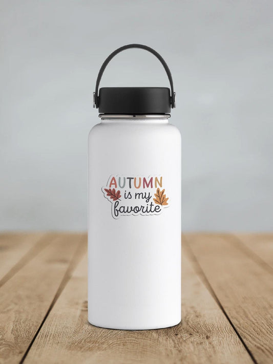 Autumn is My Favorite Vinyl Sticker | Sticker Lodge