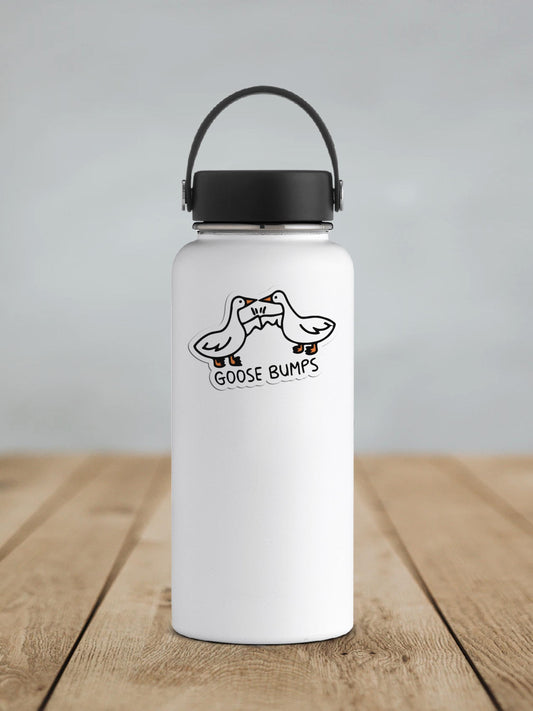 Goose Bumps Vinyl Sticker | Sticker Lodge