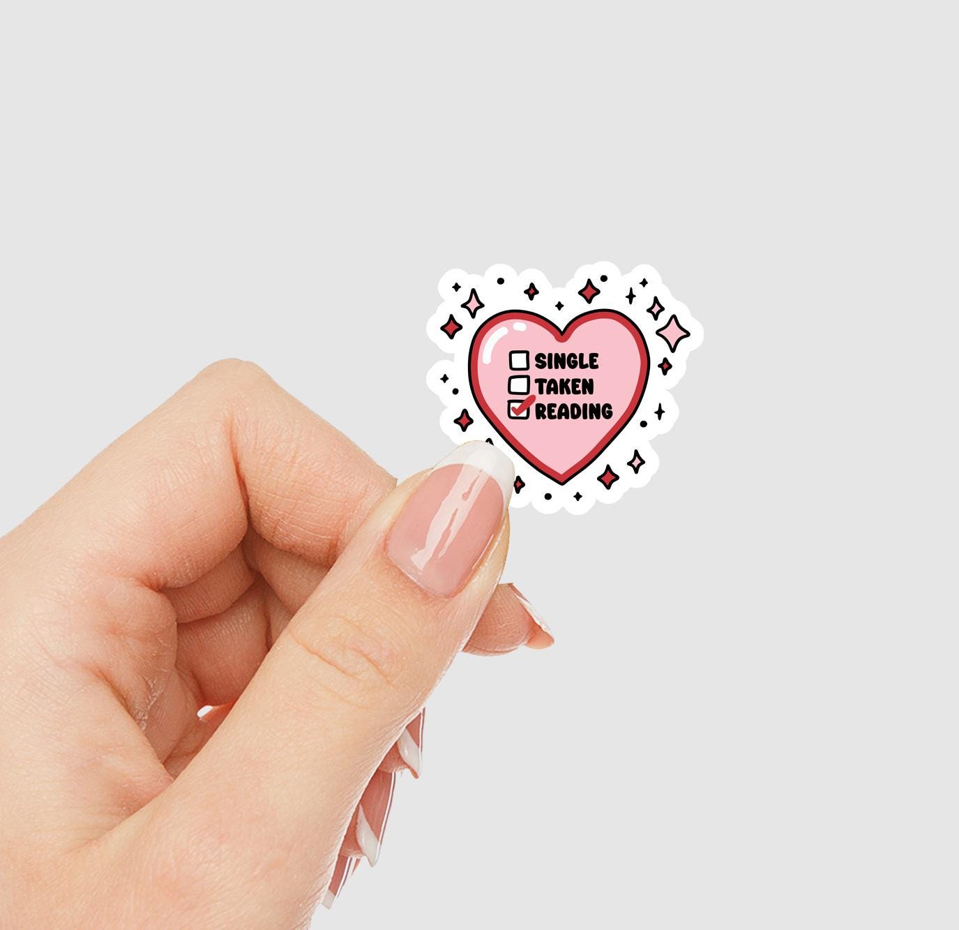 Single Taken Reading Sticker | Sticker Lodge