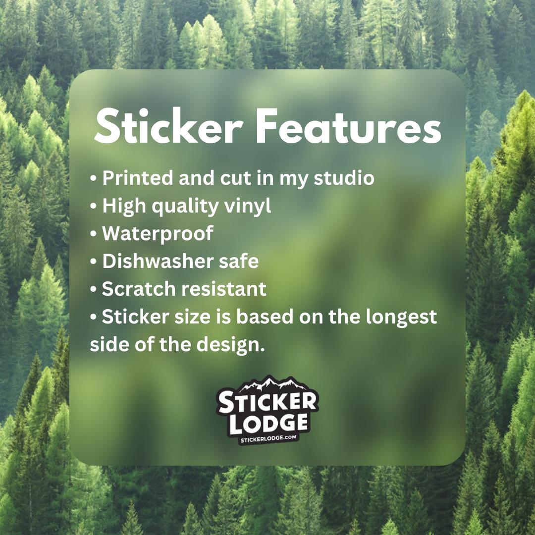 The Horrors Persist But So Do I Vinyl Sticker | Sticker Lodge