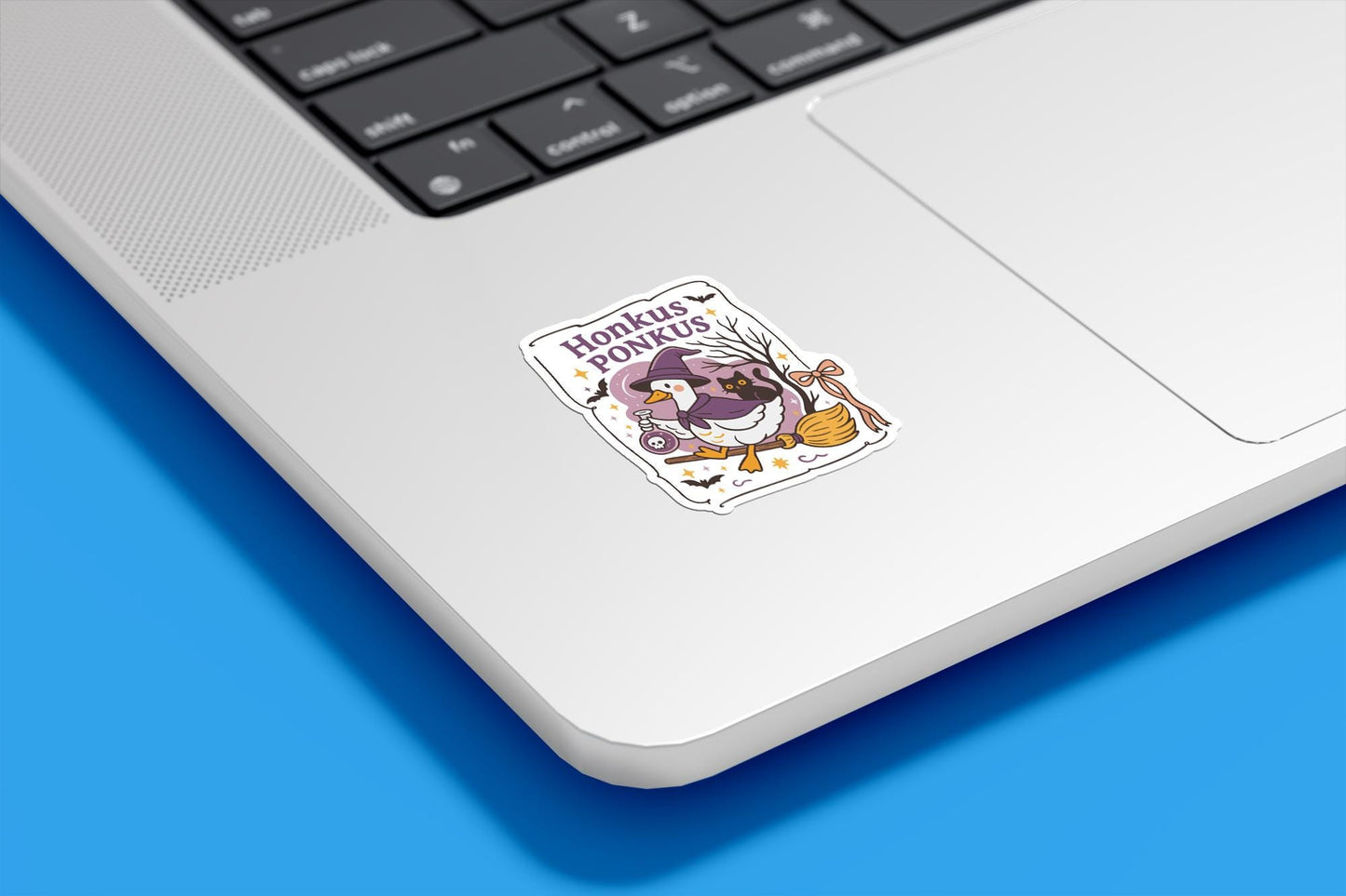 Honkus Ponkus Goose Witch Vinyl Sticker | Sticker Lodge