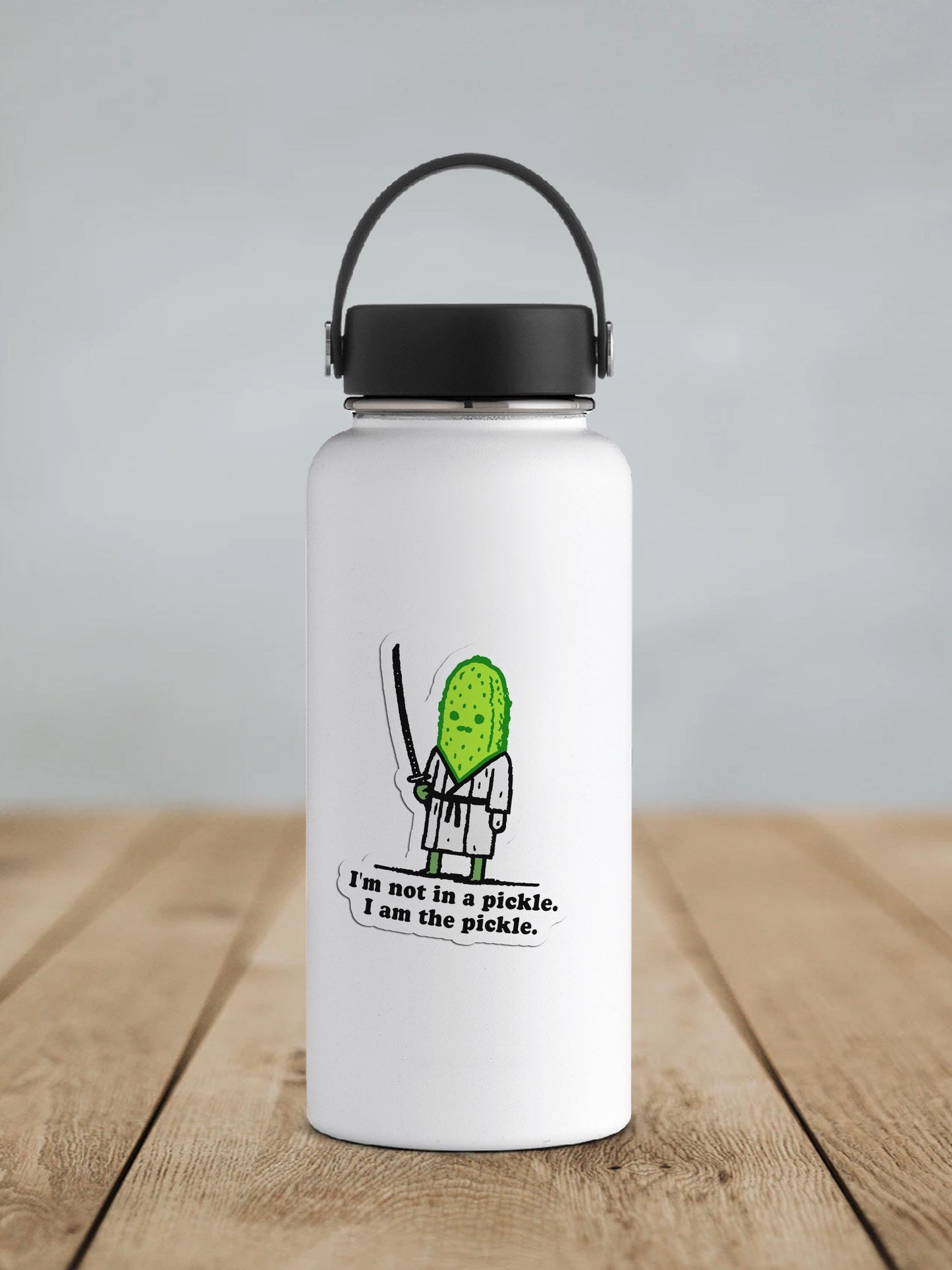 I'm Not In A Pickle, I Am The Pickle Vinyl Sticker | Sticker Lodge