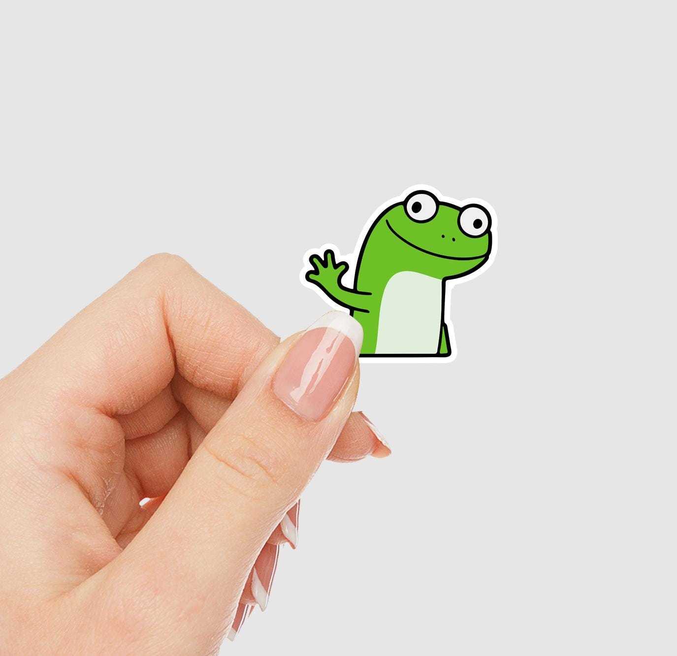 Lizard Meme Vinyl Sticker | Sticker Lodge
