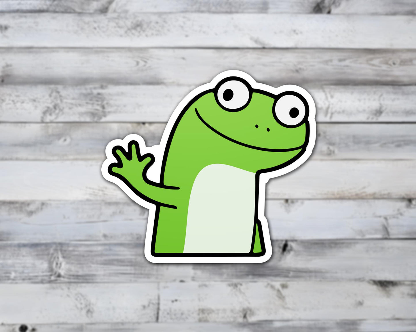 Lizard Meme Vinyl Sticker | Sticker Lodge