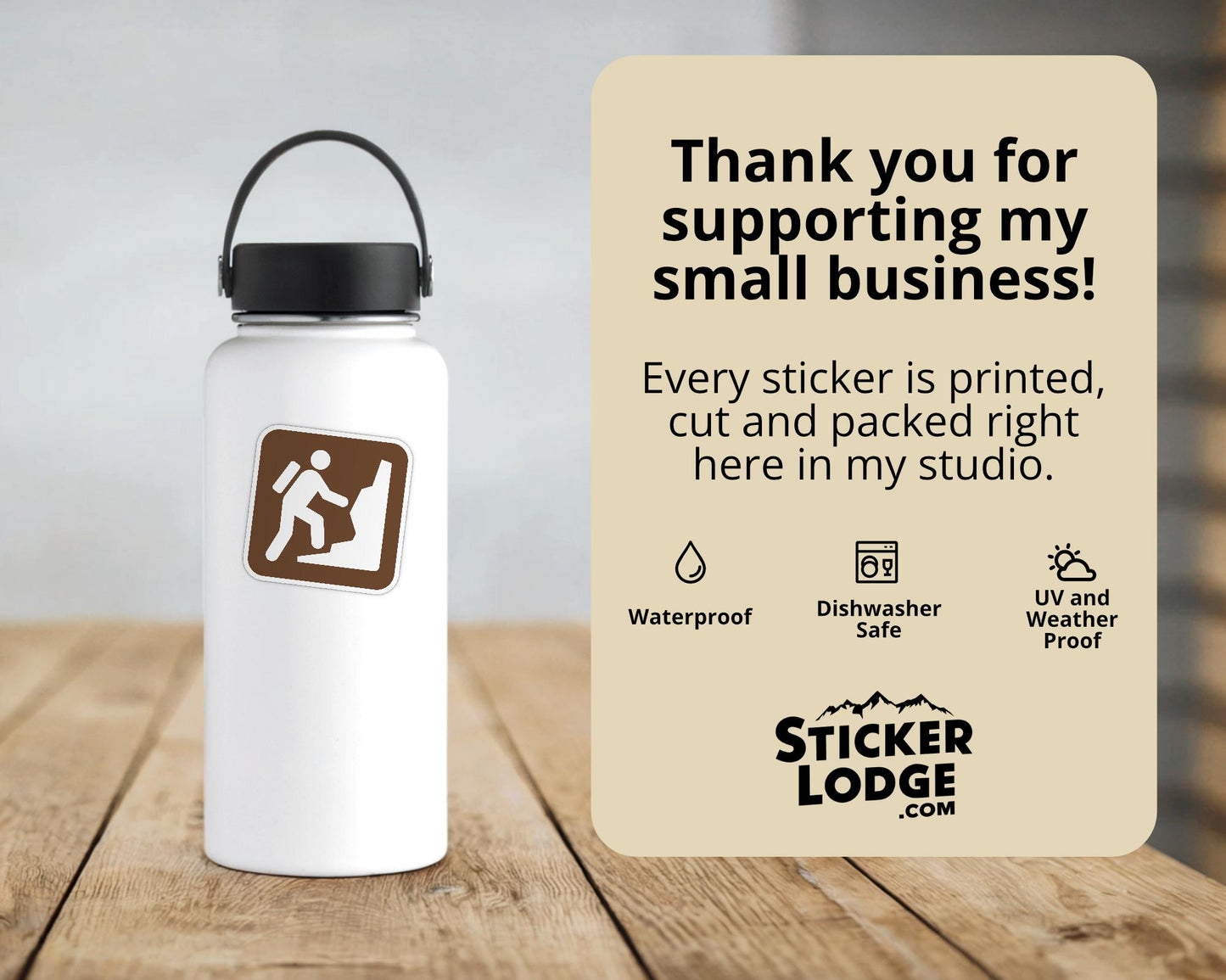 NPS Climbing Vinyl Sticker | Sticker Lodge