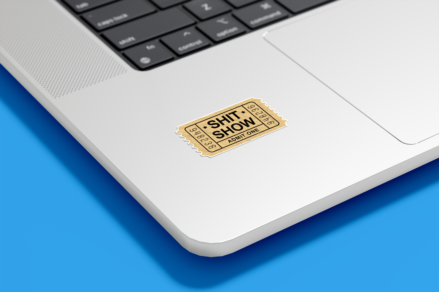 Shit Show Ticket Admit One Vinyl Sticker | Sticker Lodge
