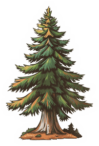 Majestic Redwood Tree sticker