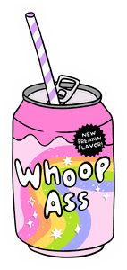 Open a Can of Whoop Ass sticker