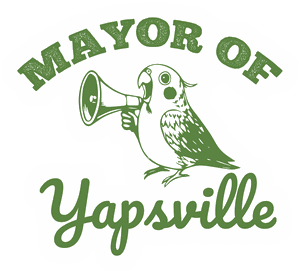 Mayor of Yapsville sticker