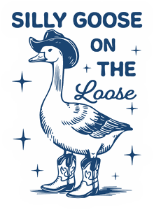 Silly Goose On The Loose sticker