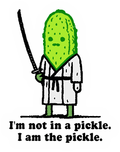 I'm Not In A Pickle, I Am The Pickle sticker