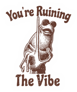 You're Ruining The Vibe Marcus The Worm sticker