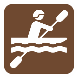 Kayaking National Park Symbol sticker