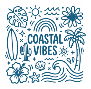 Coastal Vibes sticker