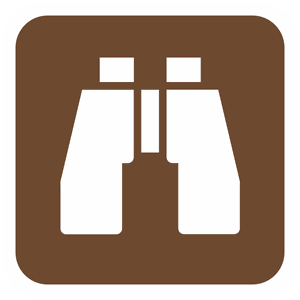 Birding National Park Symbol sticker