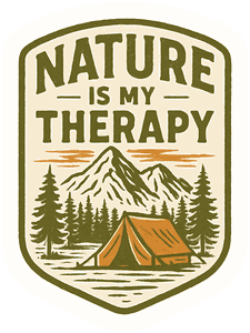 Nature Is My Therapy sticker