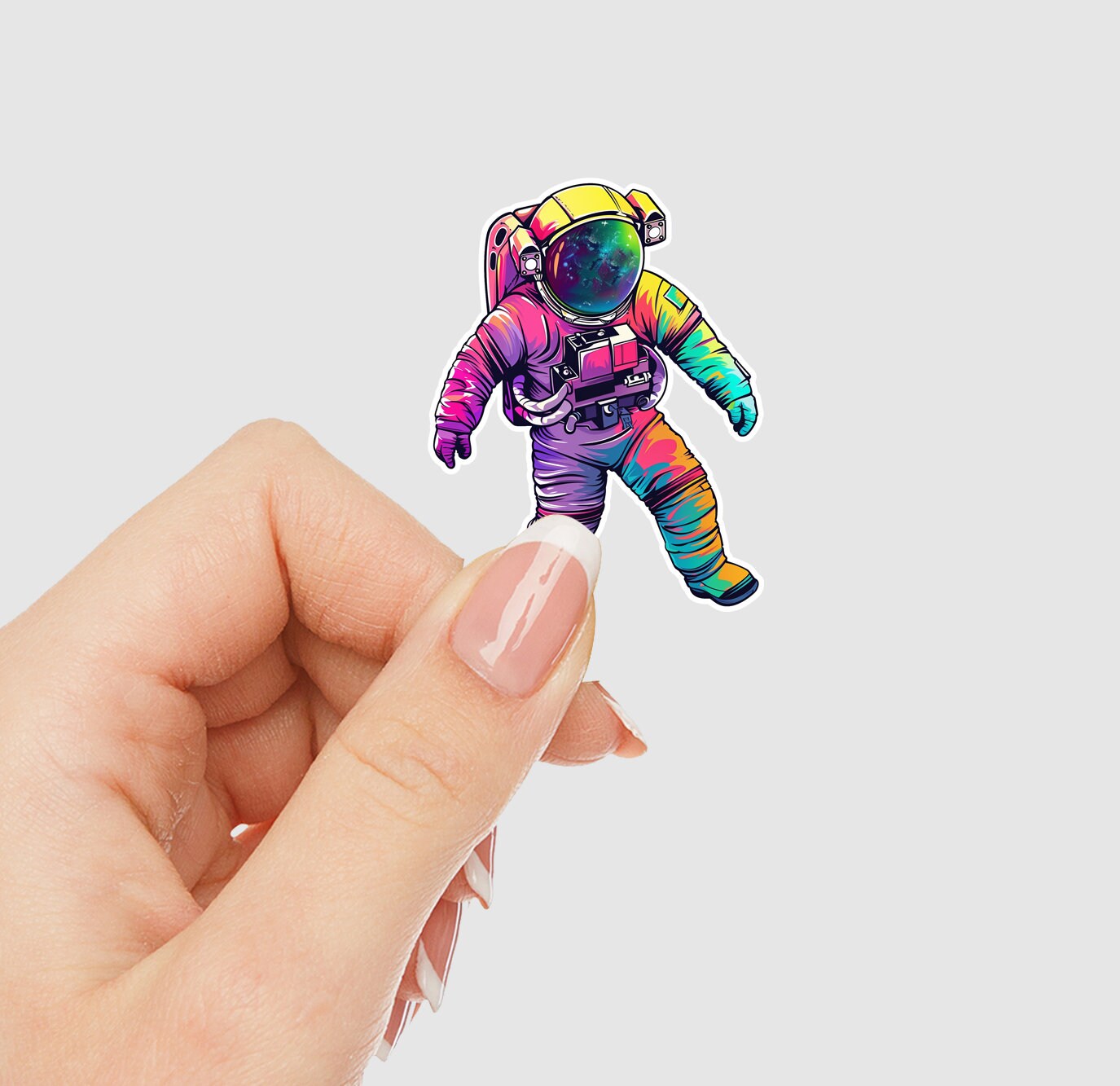 Astronaut Voyager Vinyl Sticker | Sticker Lodge