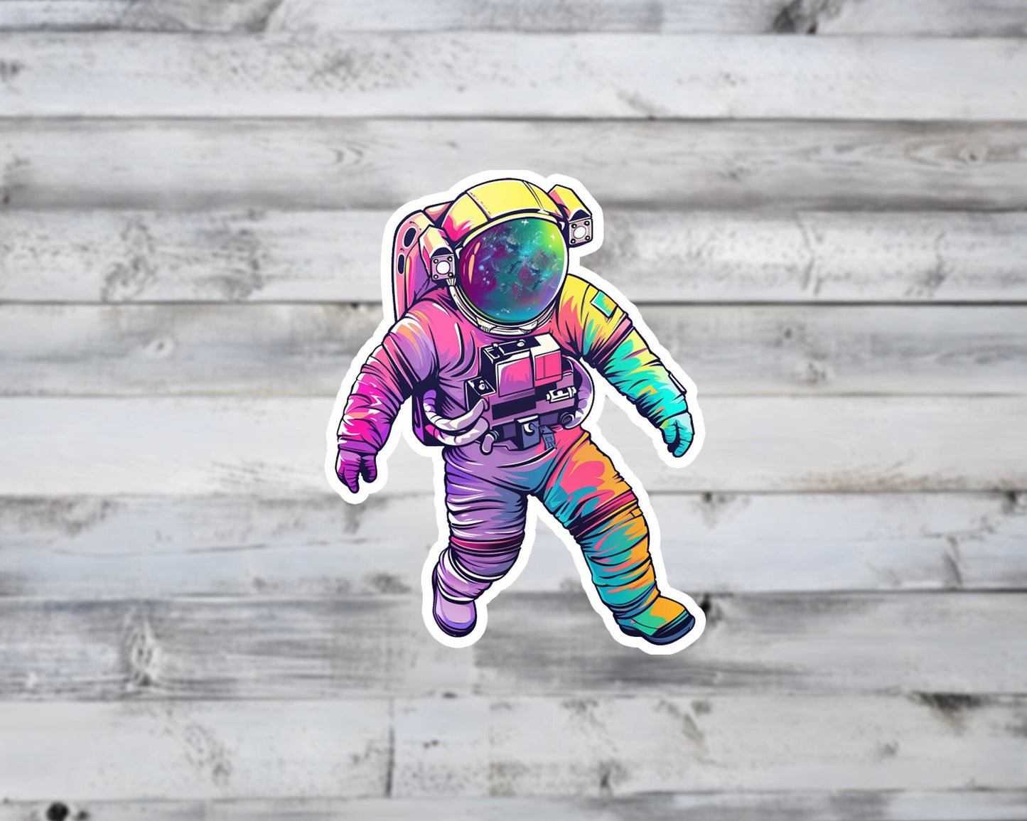 Astronaut Voyager Vinyl Sticker | Sticker Lodge