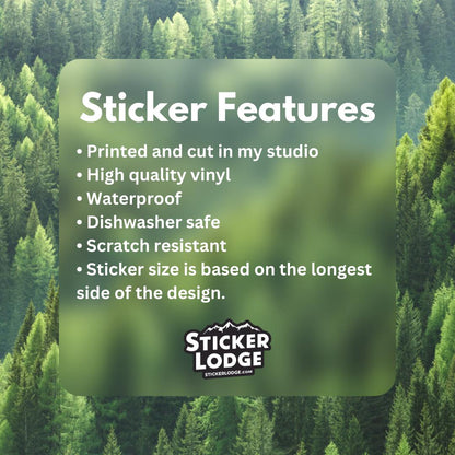 The Horrors Persist But So Do I Vinyl Sticker | Sticker Lodge