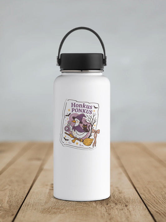 Honkus Ponkus Goose Witch Vinyl Sticker | Sticker Lodge