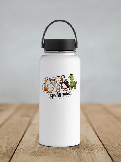 Spooky Goose Vinyl Sticker | Sticker Lodge