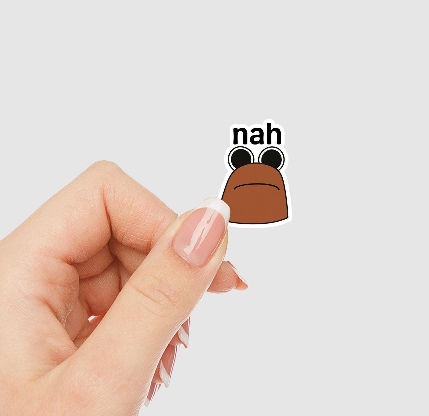 Nah Marcus The Worm Vinyl Sticker | Sticker Lodge