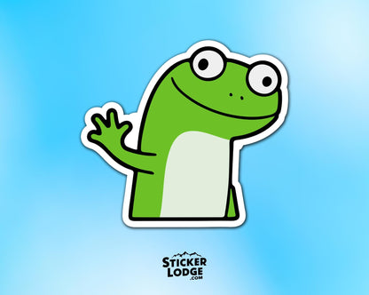 Lizard Meme Vinyl Sticker | Sticker Lodge