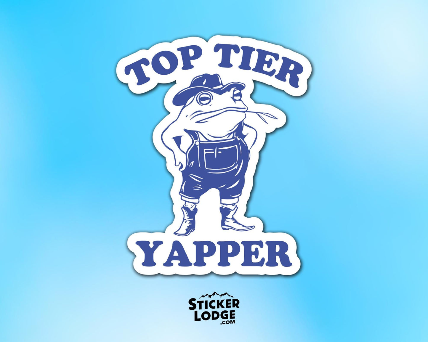 Top Tier Yapper Vinyl Sticker | Sticker Lodge