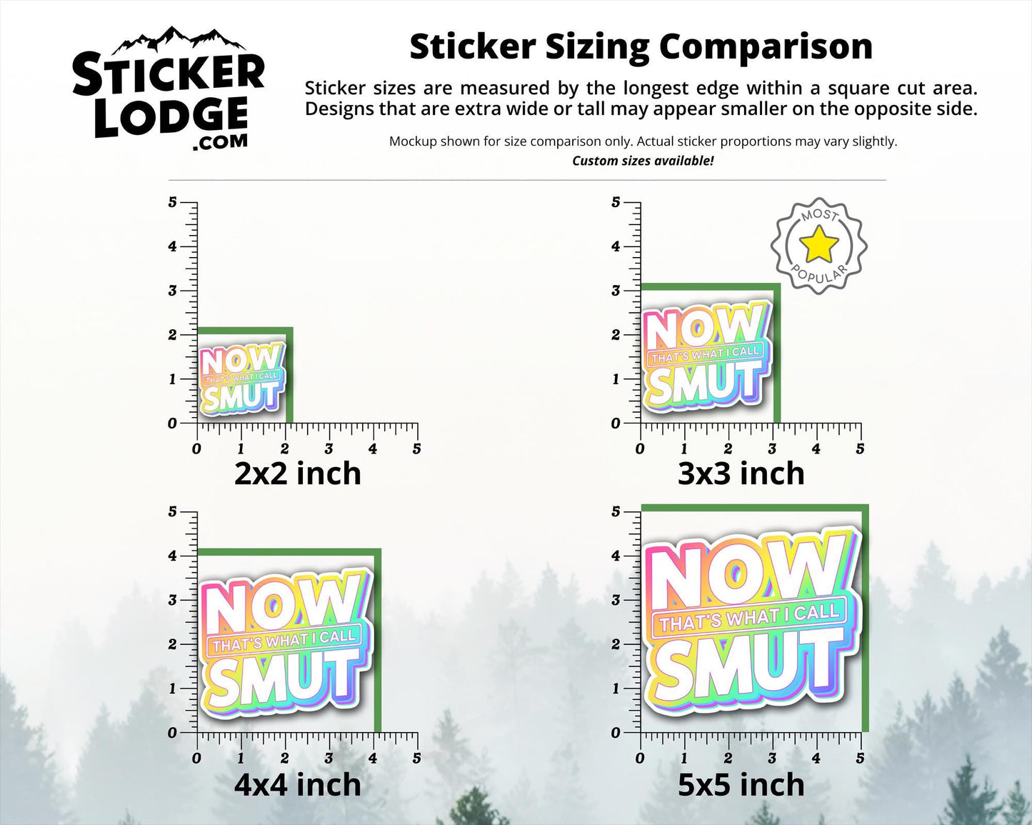 Now Thats What I Call Smut Vinyl Sticker | Sticker Lodge