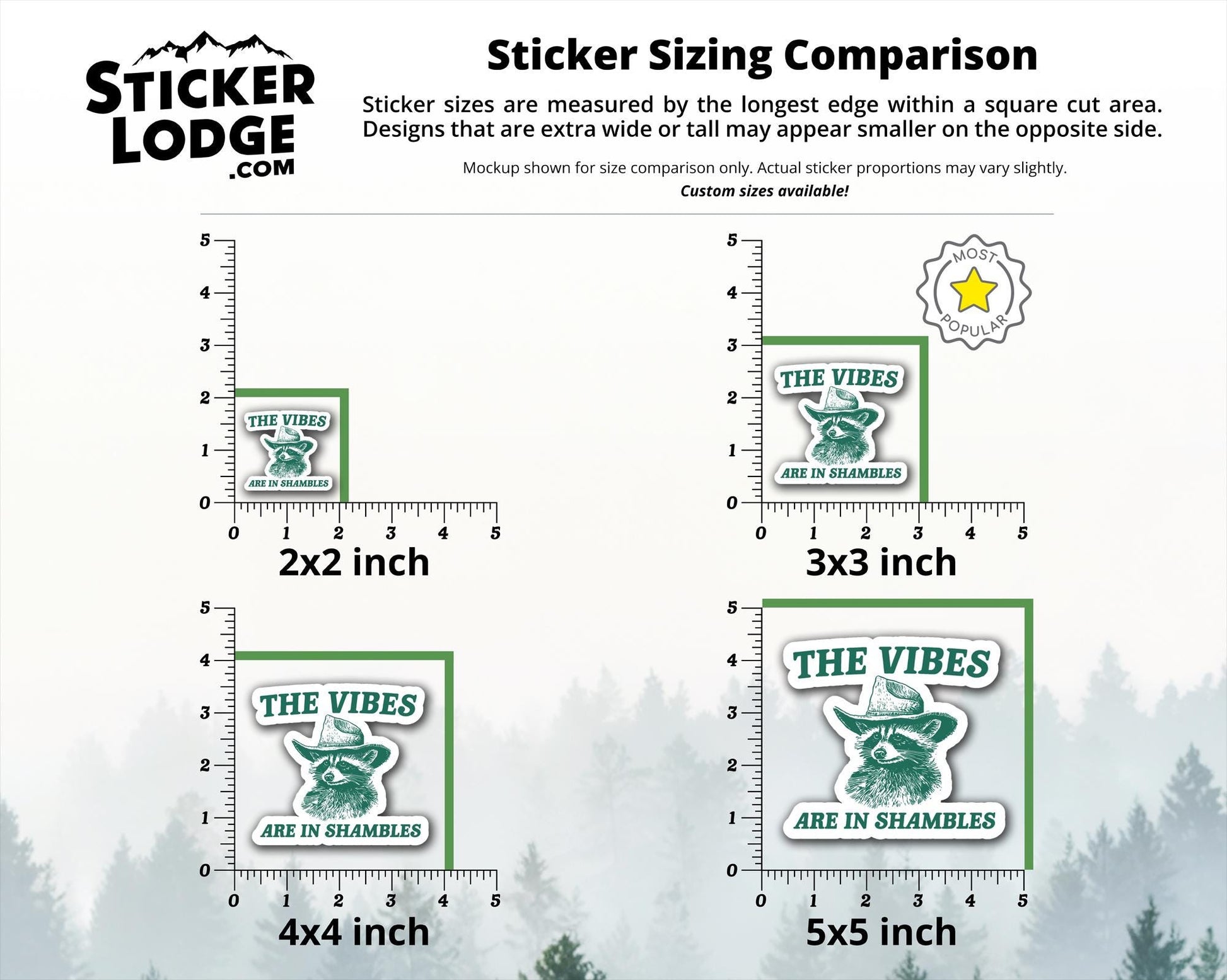 The Vibes are in Shambles Vinyl Sticker | Sticker Lodge