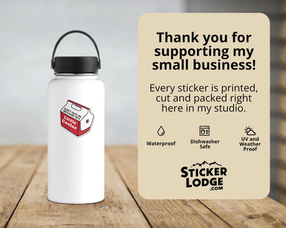 Don&#39;t Hate Me Because I&#39;m A Little Cooler Vinyl Sticker | Sticker Lodge