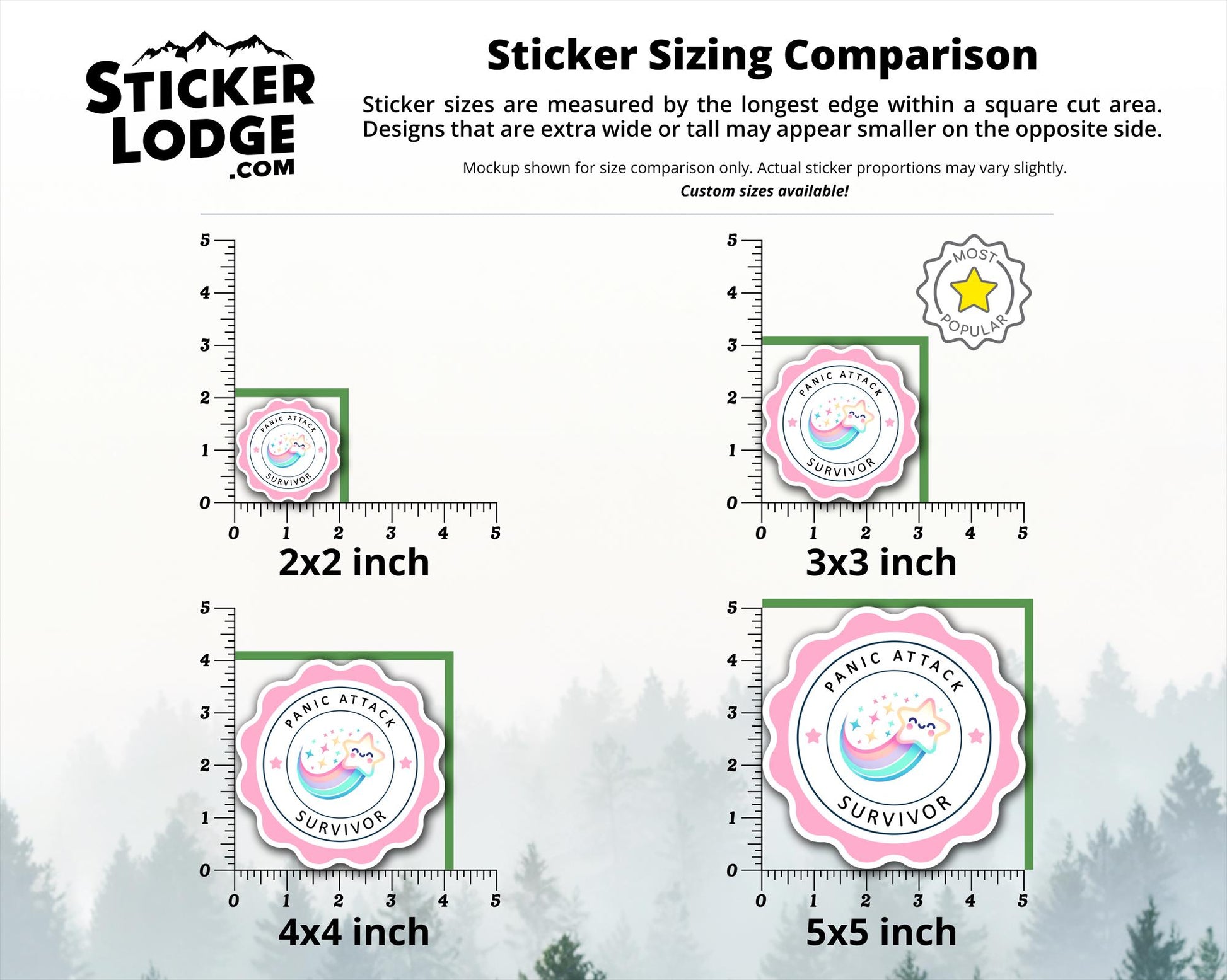 Panic Attack Survivor Vinyl Sticker | Sticker Lodge