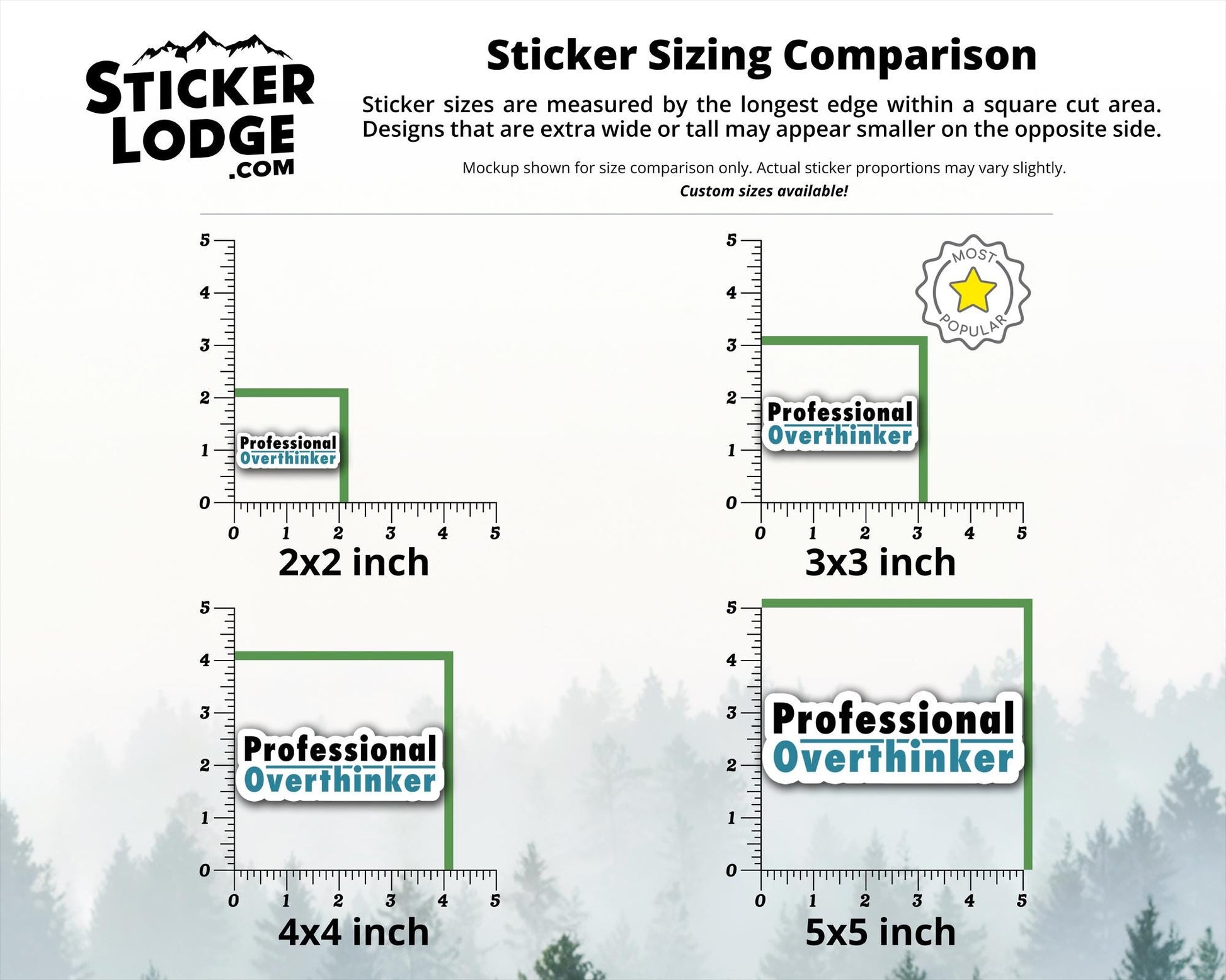 Professional Overthinker Vinyl Sticker | Sticker Lodge