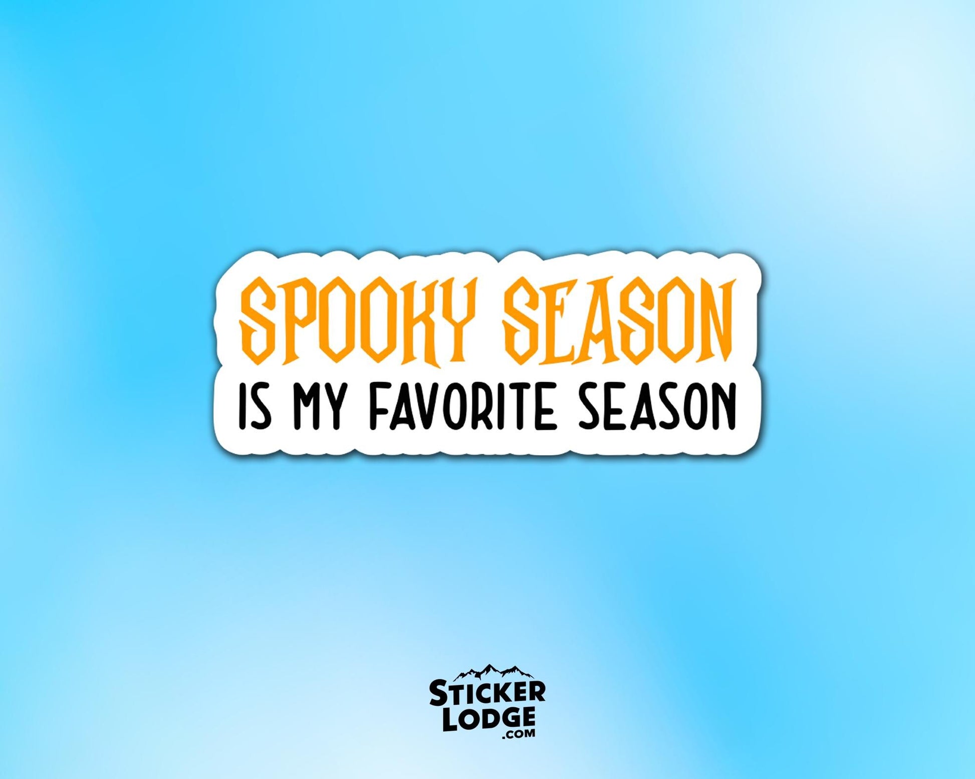 Spooky Season is my Favorite Season Vinyl Sticker | Sticker Lodge