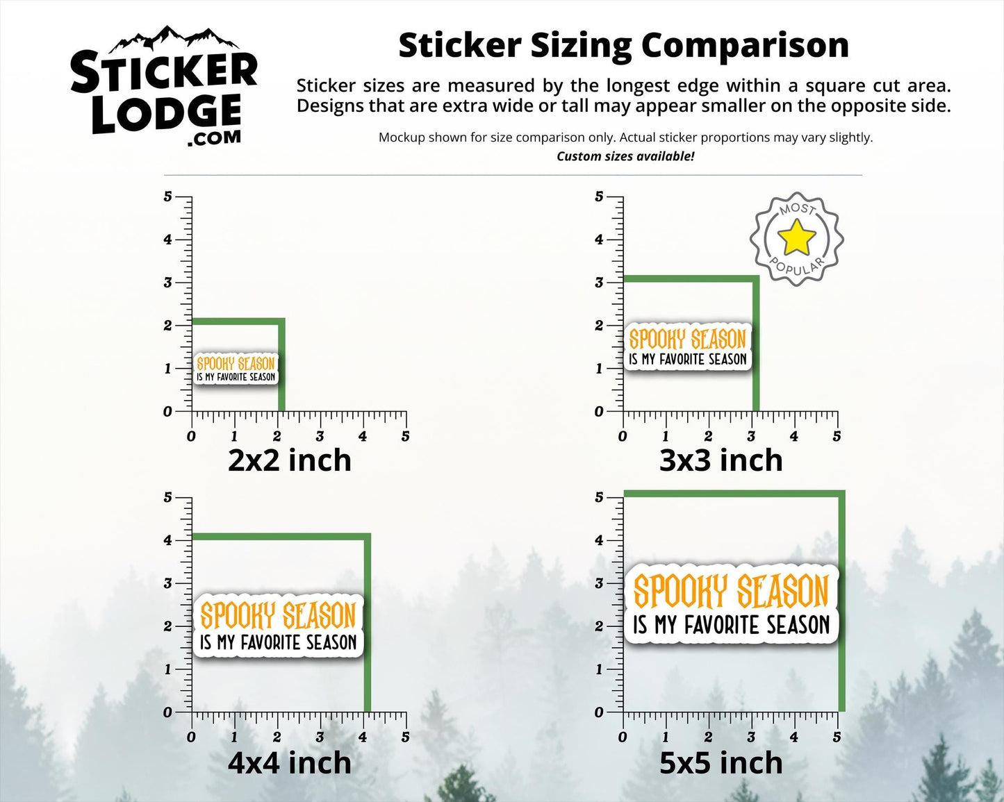 Spooky Season is my Favorite Season Vinyl Sticker | Sticker Lodge