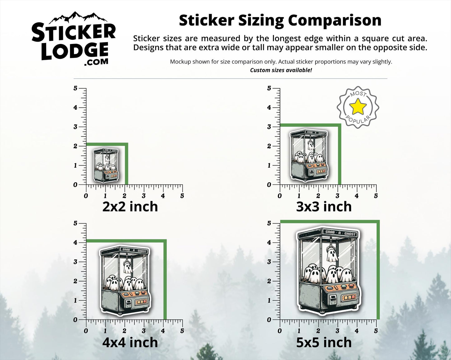 Grab a Ghost Vinyl Sticker | Sticker Lodge