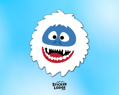 Abominable Snowman Yeti Vinyl Sticker | Sticker Lodge