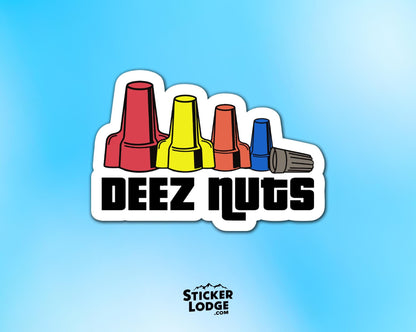 Deez Nuts Vinyl Sticker | Sticker Lodge