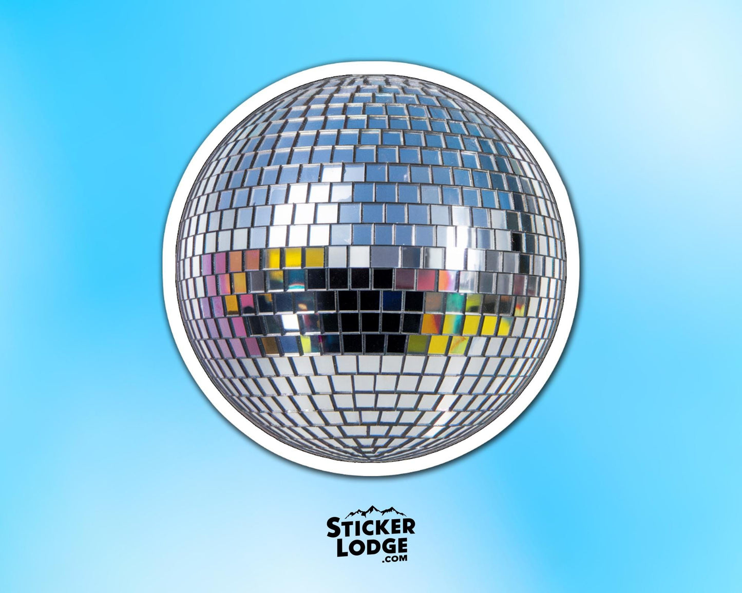 Disco Ball Vinyl Sticker | Sticker Lodge