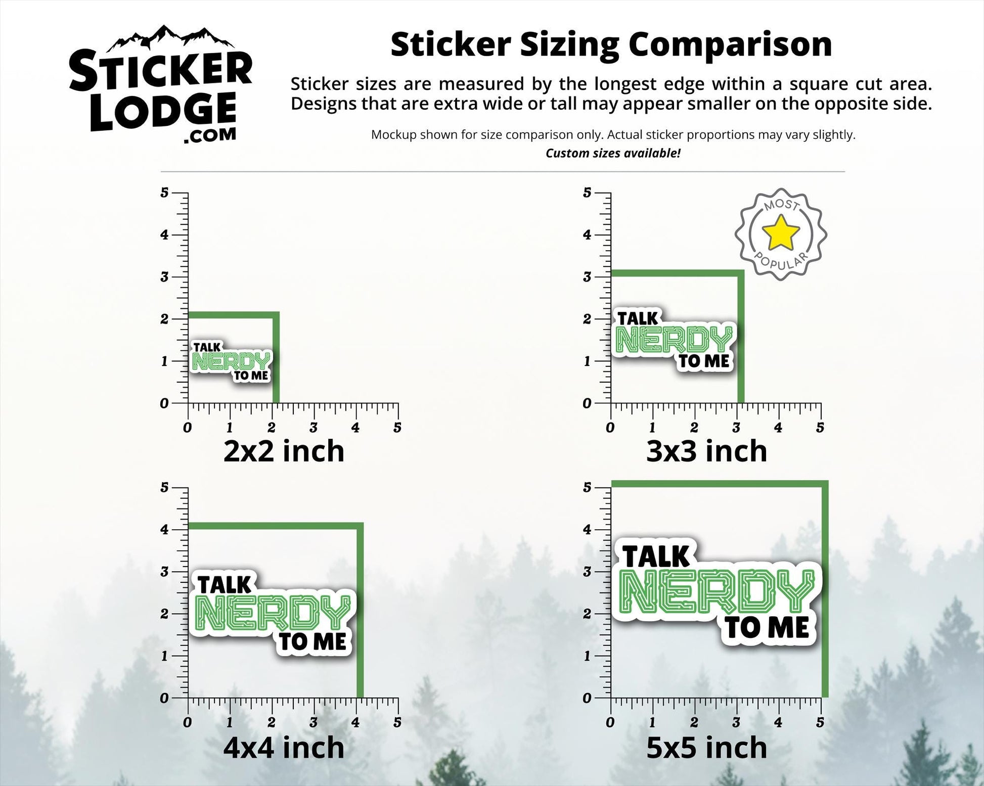 Talk Nerdy to Me Vinyl Sticker | Sticker Lodge